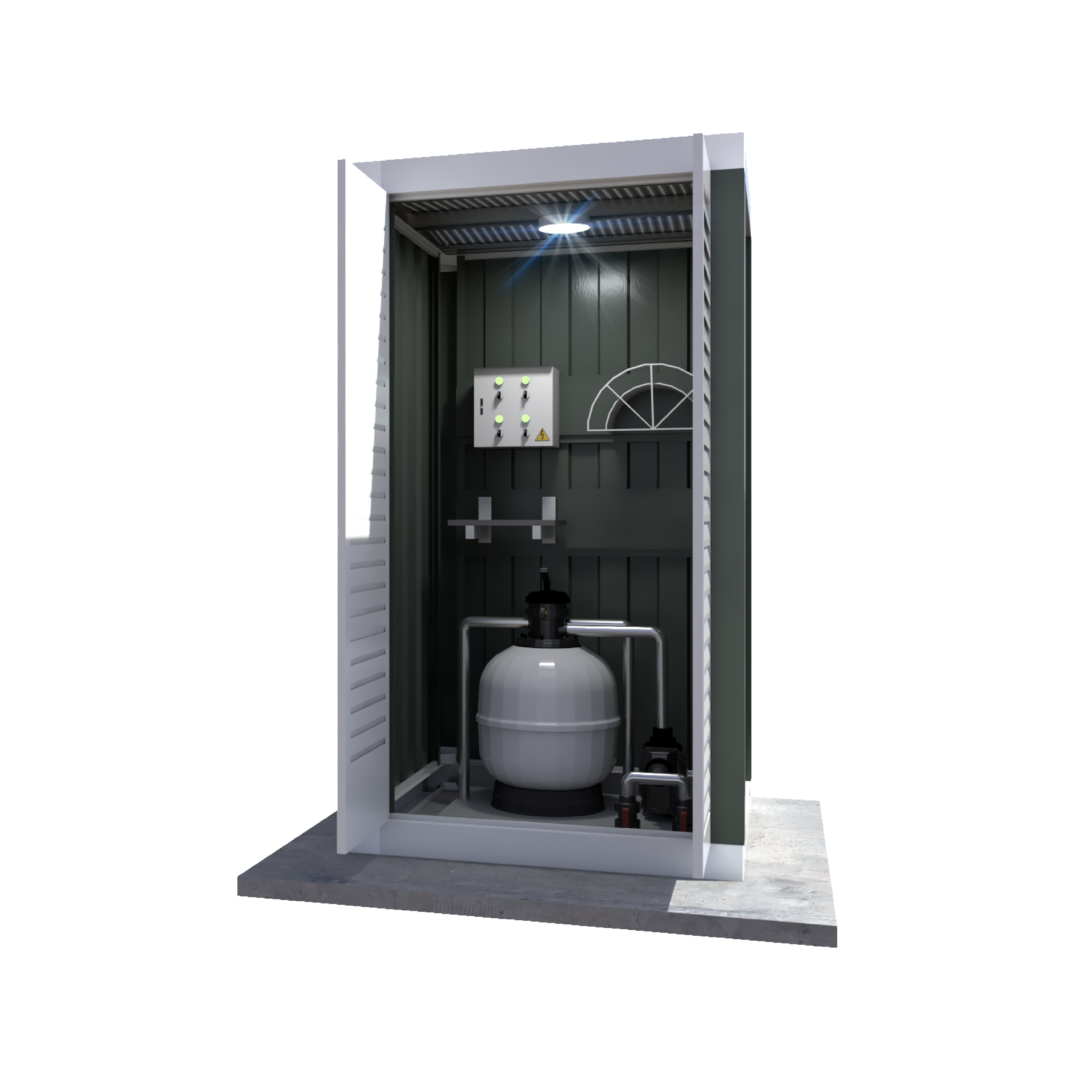 Cabina para bomba y filtro de pileta - Image 3